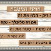 ⁦שטיח ויניל דגם חוקי המטבח⁩ – תמונה ⁦2⁩