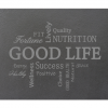 ⁦שטיח ויניל דגם GOOD LIFE אפור⁩ – תמונה ⁦3⁩
