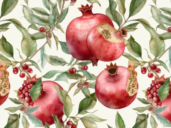 ⁦פלייסמט דגם רימונים גדולים⁩ – תמונה ⁦2⁩