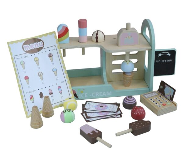 משחק ילדים מעץ חנות גלידה 305676
