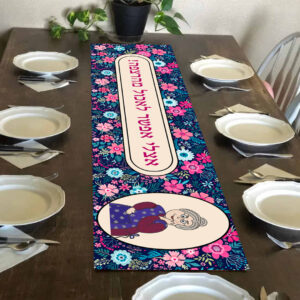 ראנר לשולחן מסדרת הפולניה | אצלי אפשר לאכול מהרצפה