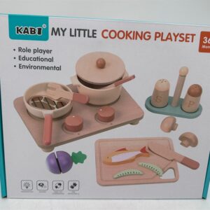 משחק ילדים מעץ ערכת בישול סירים ועוד   309059 לאיסוף במכירת לימונצ'לו באר יעקוב 30/4