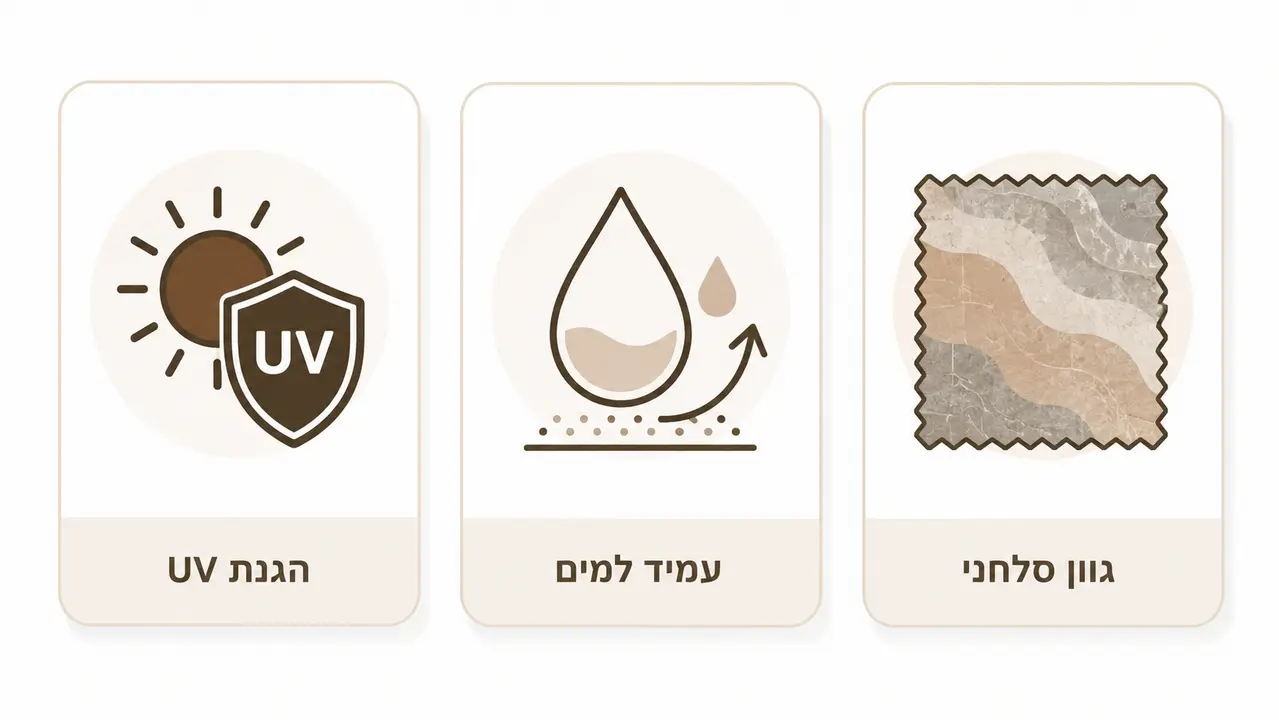 בחירת שטיח מתאים למרפסת פתוחה בתנאי שמש וגשם