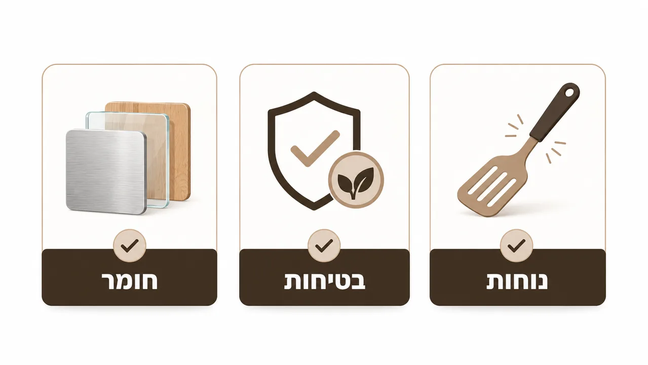 מה חשוב לבדוק לפני קניית אביזרי מטבח