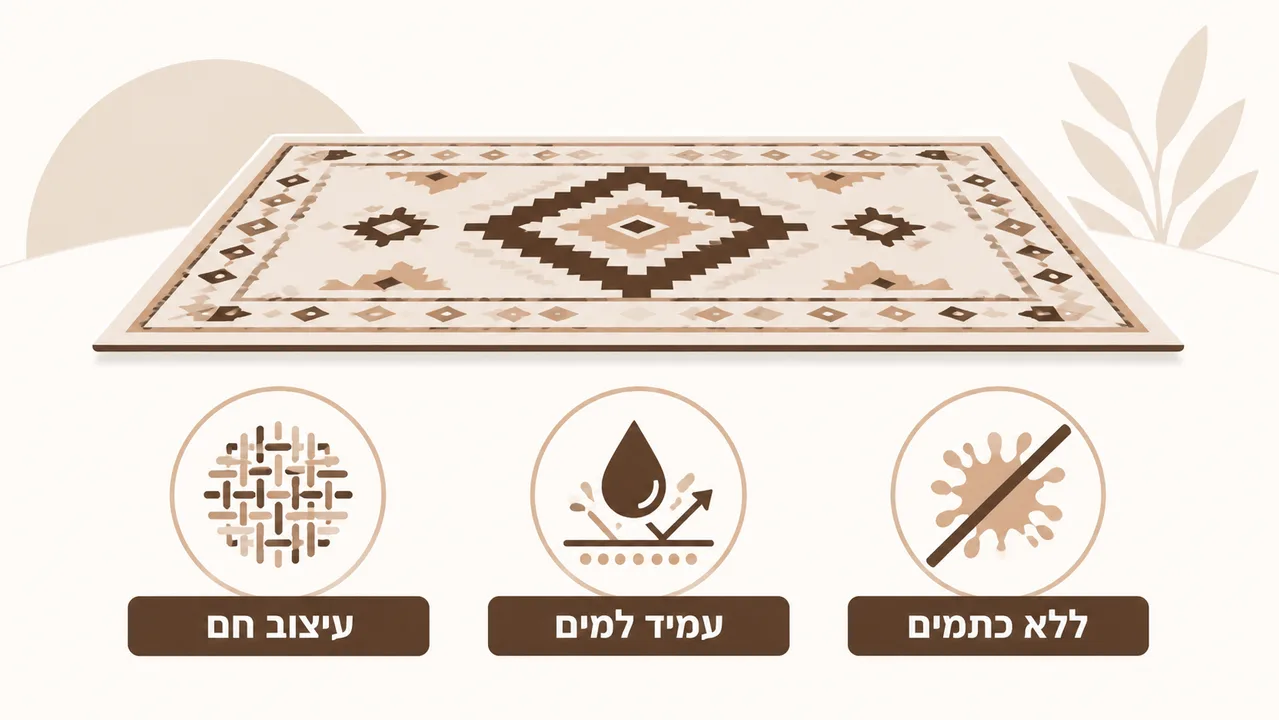 למה לבחור שטיח ויניל מסדרת הפולניה למטבח