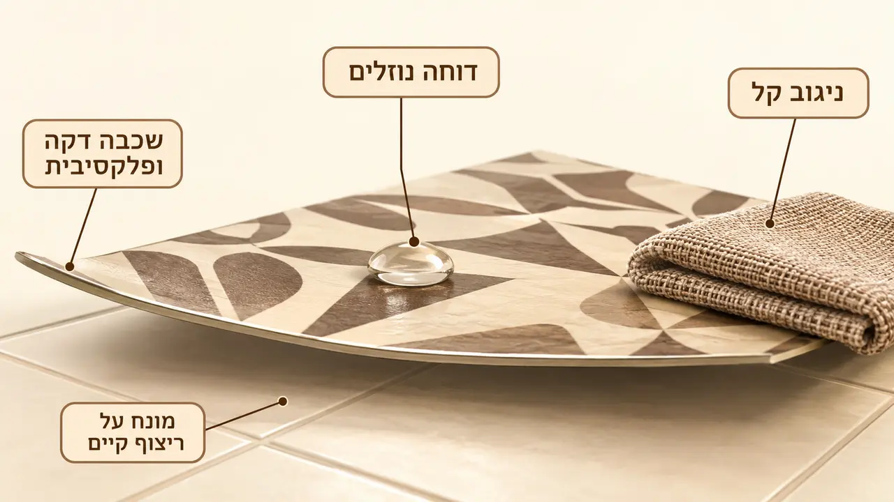 שטיחי לינוליאום וויניל לבית